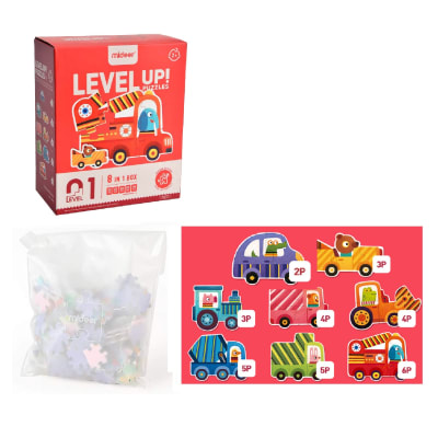 LEVEL UP PUZZLES NIVEL 1, VEHICULOS1