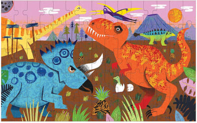 PUZZLE 75PCS LENTICULAR, RUGIDO DE DINOSAURIO