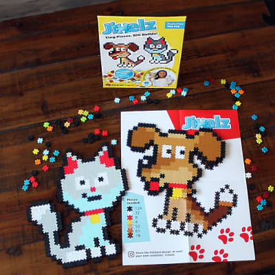 JIXELZ PUZZLE DE PIXELES 700 PC SET, MASCOTAS