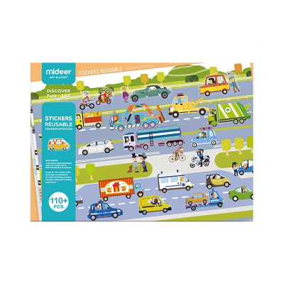 SET STICKERS REUTILIZABLES, MEDIOS DE TRANSPORTES1