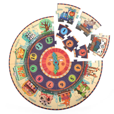 PUZZLE REDONDO MI VIAJE EN EL TIEMPO 25PCS1
