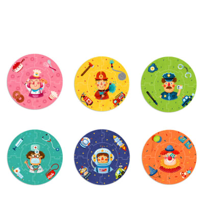 PUZZLE 30PCS REDONDO, PROFESIONES 1