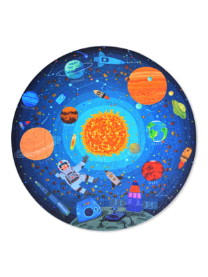 PUZZLE 150PCS REDONDO, VAGANDO EN EL ESPACIO 