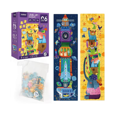 LEVEL UP PUZZLES NIVEL 6 IMAGINACIÓN, 2 PUZZLES