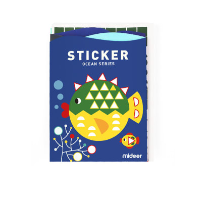 STICKERS GEOMETRICOS, OCEANO