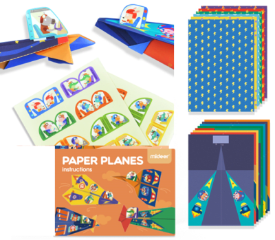 ORIGAMI DE AVIONES SET 36PCS