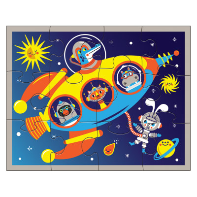 PUZZLE 12PCS EN ESTUCHE, ESPACIO EXTERIOR2
