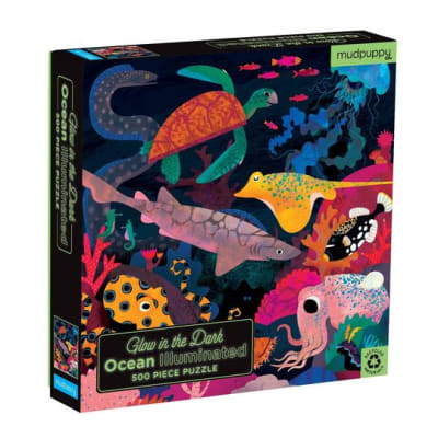 PUZZLE 500PCS QUE BRILLA EN LA OSCURIDAD, OCEANO