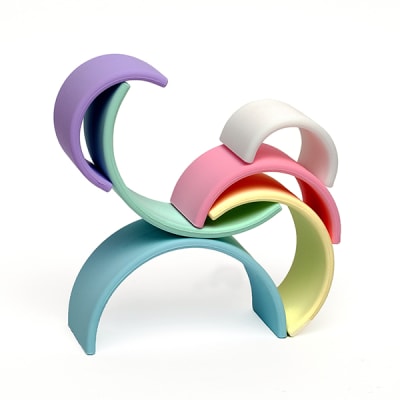 ARCOIRIS DE COLORES PASTEL 6PCS