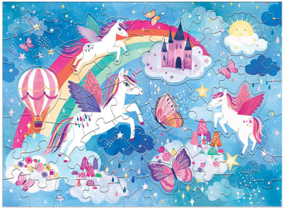 PUZZLE 60PCS RASCAR Y OLER, SUEÑOS DE UNICORNIO2