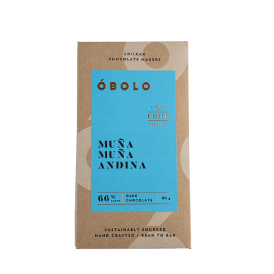 Chocolate 66% Cacao Muña Muña Andina 80 Gr. Chocolate 66% Cacao Muña Muña Andina 80 Gr.