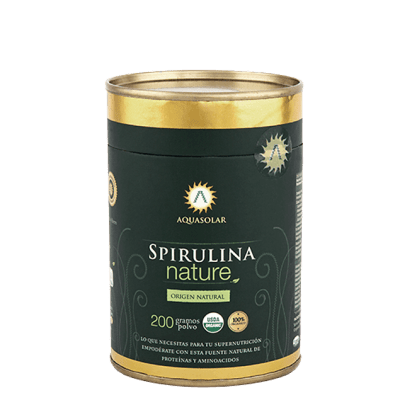 Spirulina Nature 200 Gr. Polvo 100% Organico Spirulina Nature 200 Gr. Polvo 100% Organico