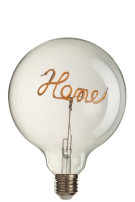 LAMPARA LED CAJA HOME CRISTAL AMARILLO/TRANSPARENTE E27