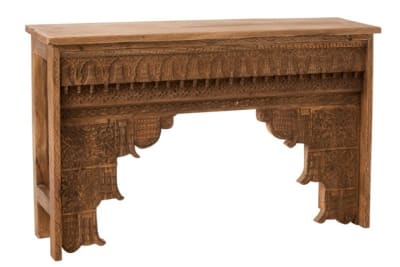 Consola Marruecos Madera De Mango Natural