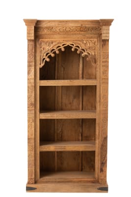 ESTANTE ALTO MARRUECOS MADERA DE MANGO NATURAL