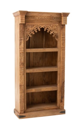 ESTANTE ALTO MARRUECOS MADERA DE MANGO NATURAL