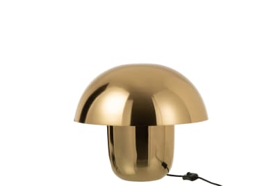 LAMPARA SETA HIERRO ORO SMALL