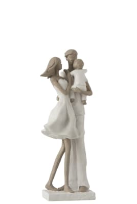 PAREJA + NINO RESINA BLANCO/TOPO