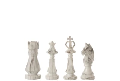 PIEZA AJEDREZ RES MARM S ASS4 (7,5x7,5x23cm)