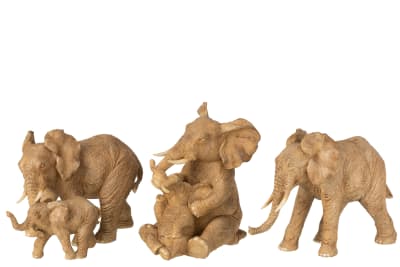 ELEFANTE + NINO RESINA BEIGE