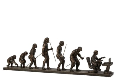 EVOLUCION DEL HUMANO RESINA BRONCE
