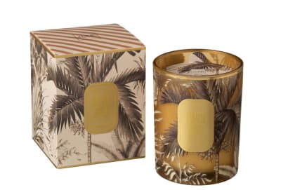 VELA PERFUMADA TROPICAL JUNGLE OCRE LARGE 70 HORAS