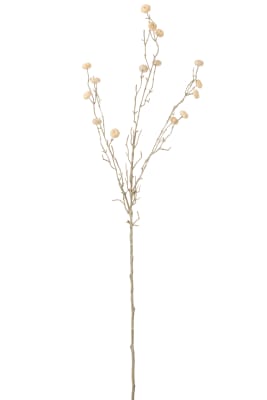 RAMA MINI CALABAZA PLASTICO BEIS