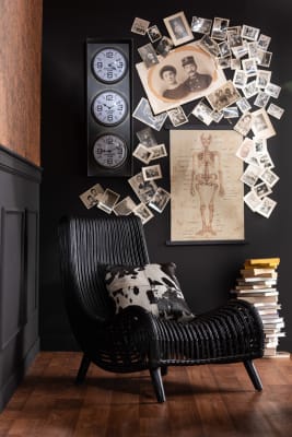 RELOJ 3 CIUDADES NUEVA YORK/PARIS/LONDRES METAL NEGRO