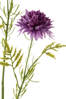 FLOR BOLA CRYSANTEMO PL MORADO (10x10x72cm)
