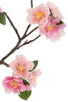 Arbol De Flor Plastico Rosa/Marron Small
