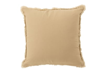 ALMOHADA CIRCULO IBIZA ALGODON BLANCO/BEIS