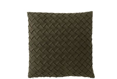ALMOHADON TEJIDO POLIESTER VERDE
