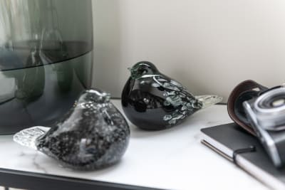 PAJARO CRISTAL NEGRO SMALL SURTIDO DE 2