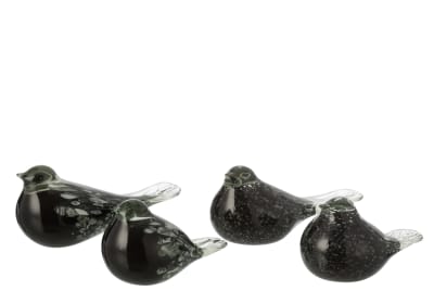 PAJARO CRISTAL NEGRO LARGE SURTIDO DE 2