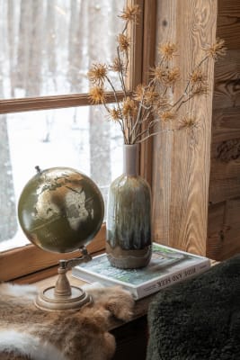 JARRON PICO ELISE CERAMICA BEIGE/MARRON