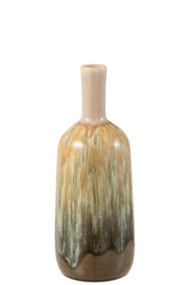 JARRON PICO ELISE CERAMICA BEIGE/MARRON