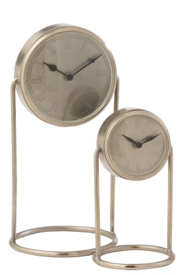 RELOJ RETRO HIERRO PLATA LARGE