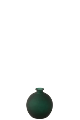 JARRON BOLA CRISTAL MATE VERDE SMALL