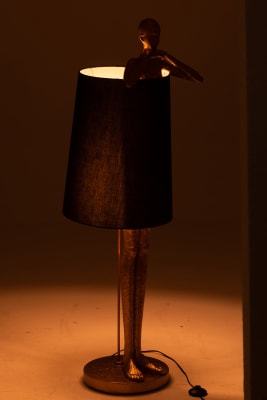 LAMPARA HOMBRE RESINA ORO