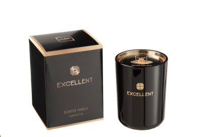 Vela Perfumada Excellent Siberia Fir Negro Small 50 Horas
