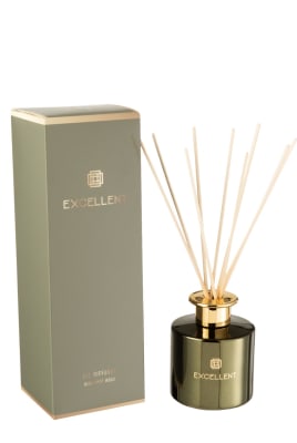 ACEITE PERFUMADA + PALOS EXCELLENT BERGAMOT WOOD VERDE