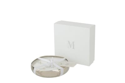 VELA PERFUMADA LIVIA METAL PLATA MEDIUM