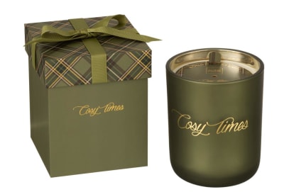 VELA AROMATICA COSY MOMENTS SAPPHIRE AMBER TEA CRISTAL VERDE LARGE-70H