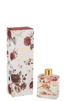 ACEITE AROMATICO ROMANCE LIFE MIMOSA&ROSA 180ML ROJO