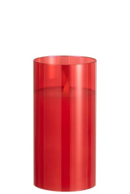 LAMPARA LED BRILL VID ROJO M (10x10x20cm)