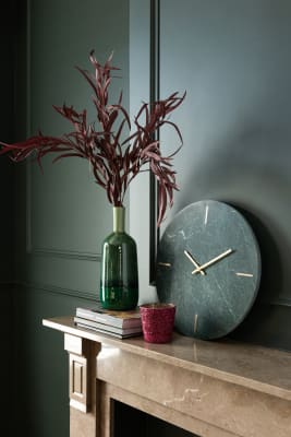 RELOJ REDONDO MARMOL VERDE