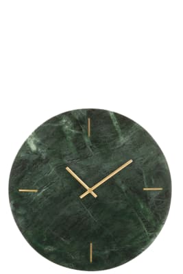 RELOJ REDONDO MARMOL VERDE