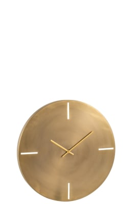 RELOJ REDONDO METAL OPACO ORO SMALL
