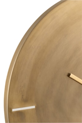 RELOJ REDONDO METAL OPACO ORO LARGE