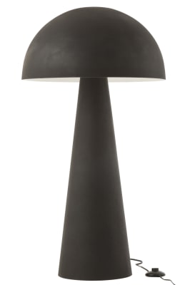 LAMPARA HONGO HIERRO OPAQUE NEGRO EXTRA LARGE